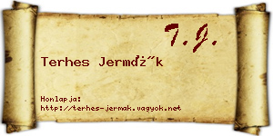 Terhes Jermák névjegykártya